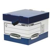 Bankers Box System Heavy Duty ERGO-Box - Blue Pack of 10
