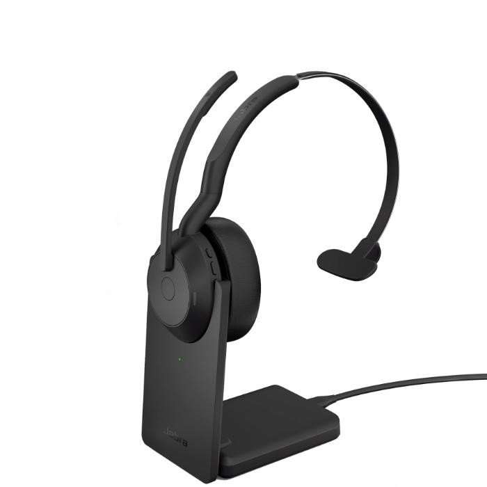 Jabra Evolve2 55 Link 380 USB-A UC Mono Headset and Stand