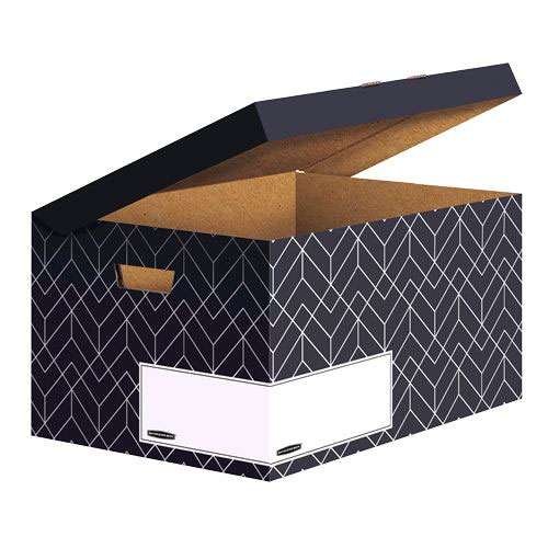 Bankers Box Decor Flip Top Box - Urban Midnight Blue Pack of 5