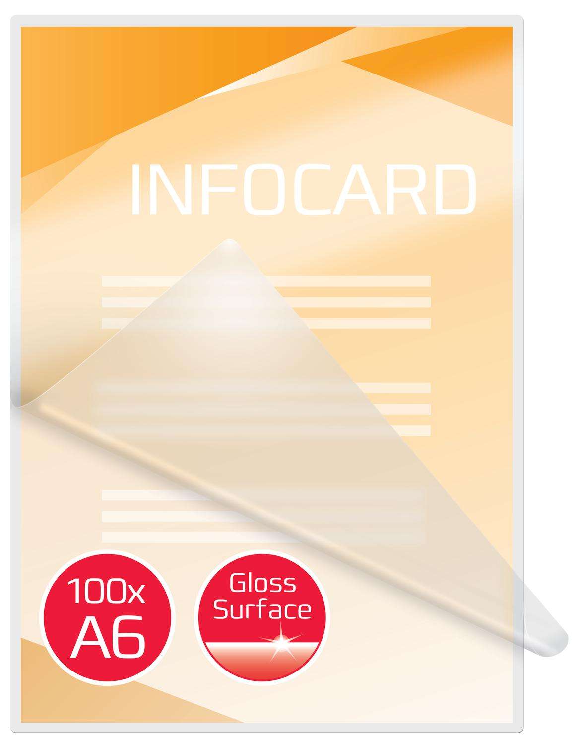 GBC 3740442 A6 Gloss Document Pouch 125 micron 100Pk