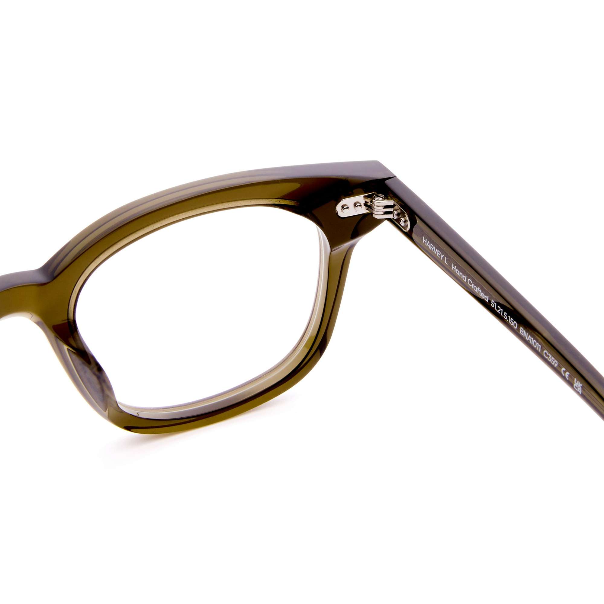 Harvey Large - Khaki Glasses