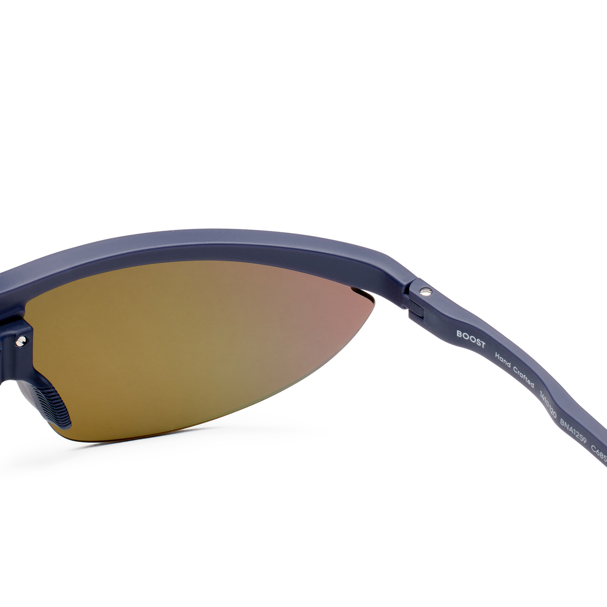 Boost Sunglasses - Black with Fire Mirror lens | Bailey Nelson New