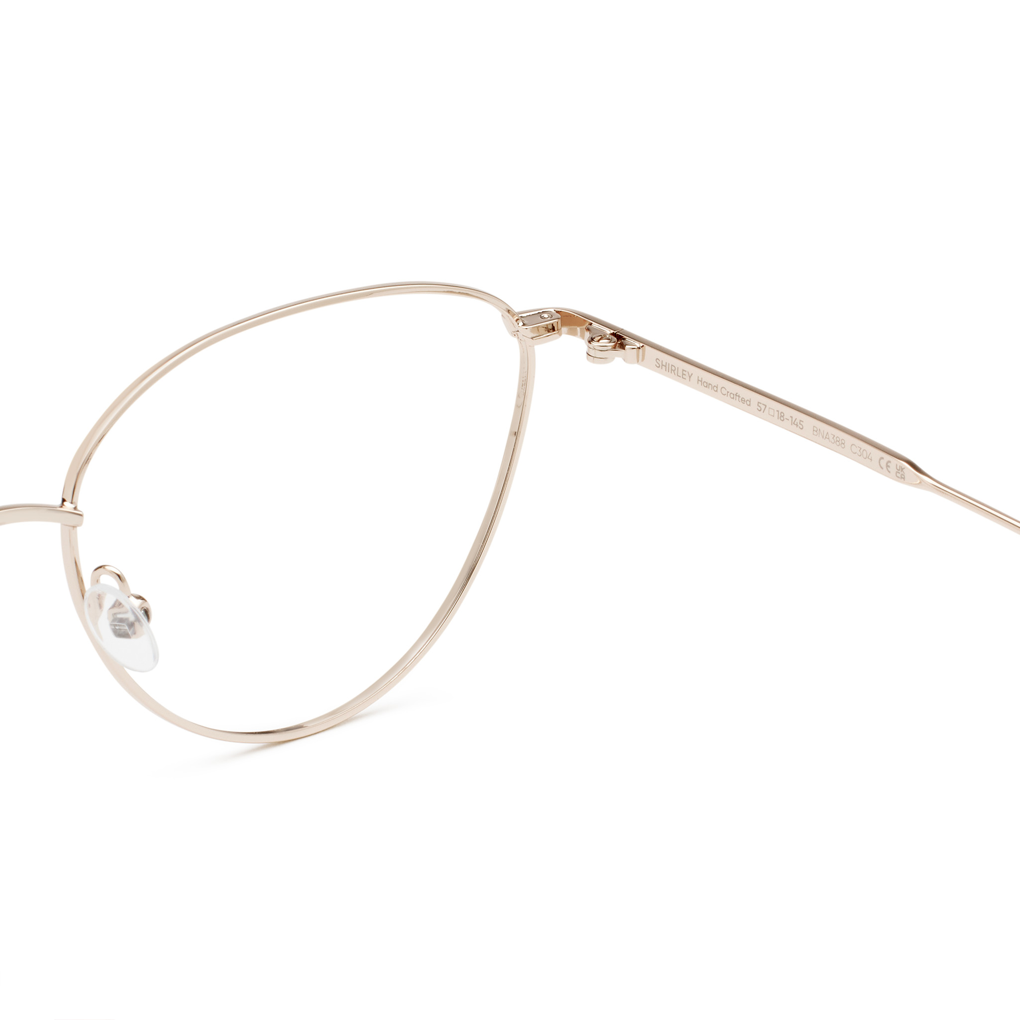 Shirley - Gold Glasses 