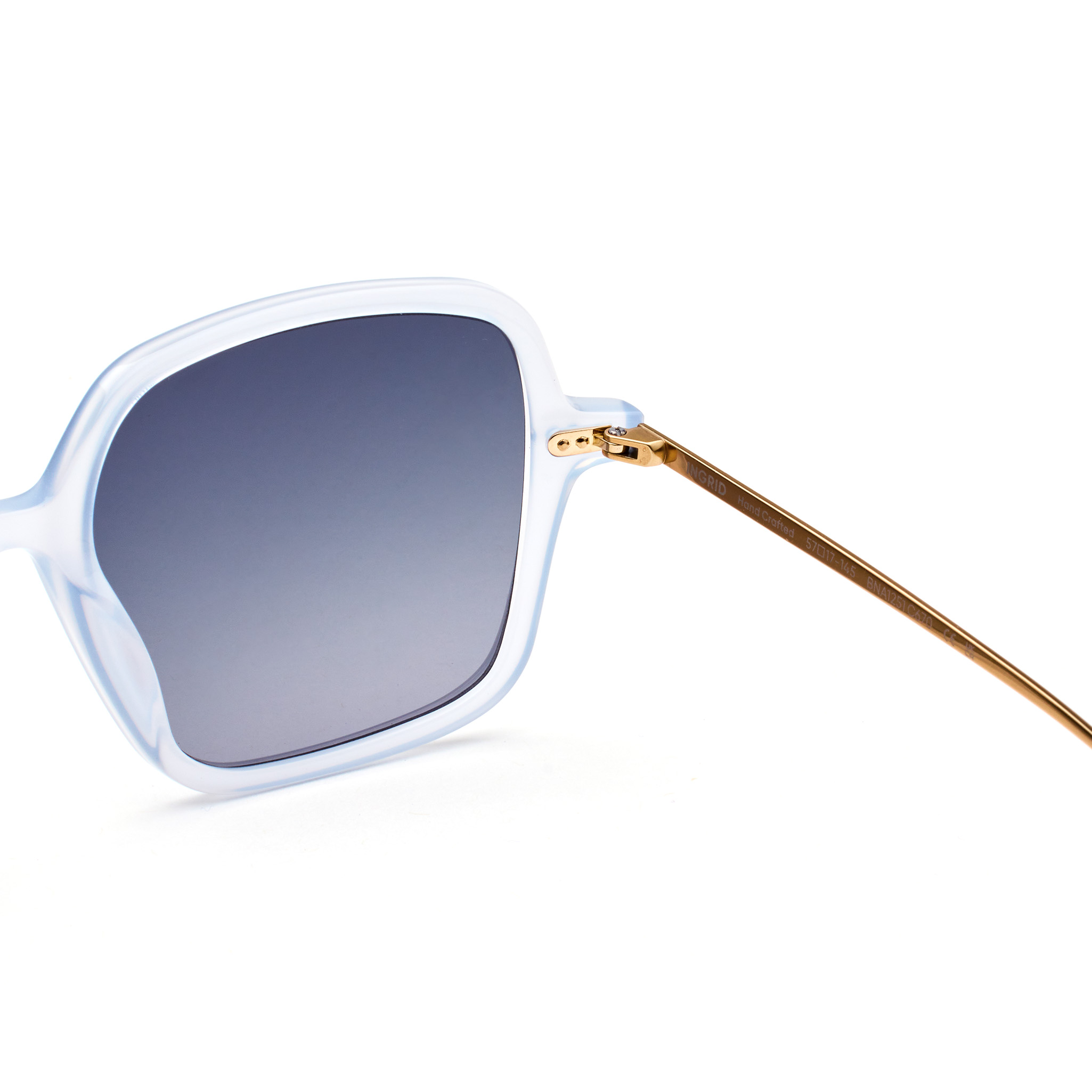 Ingrid Sunglasses - Milky Oxford Blue and Gold | Bailey Nelson Canada