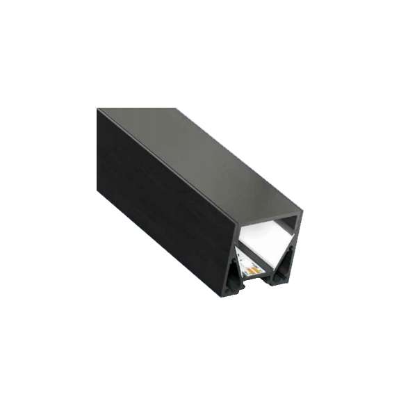 U-profil Reflektor 30x30mm L=5.03m. svart