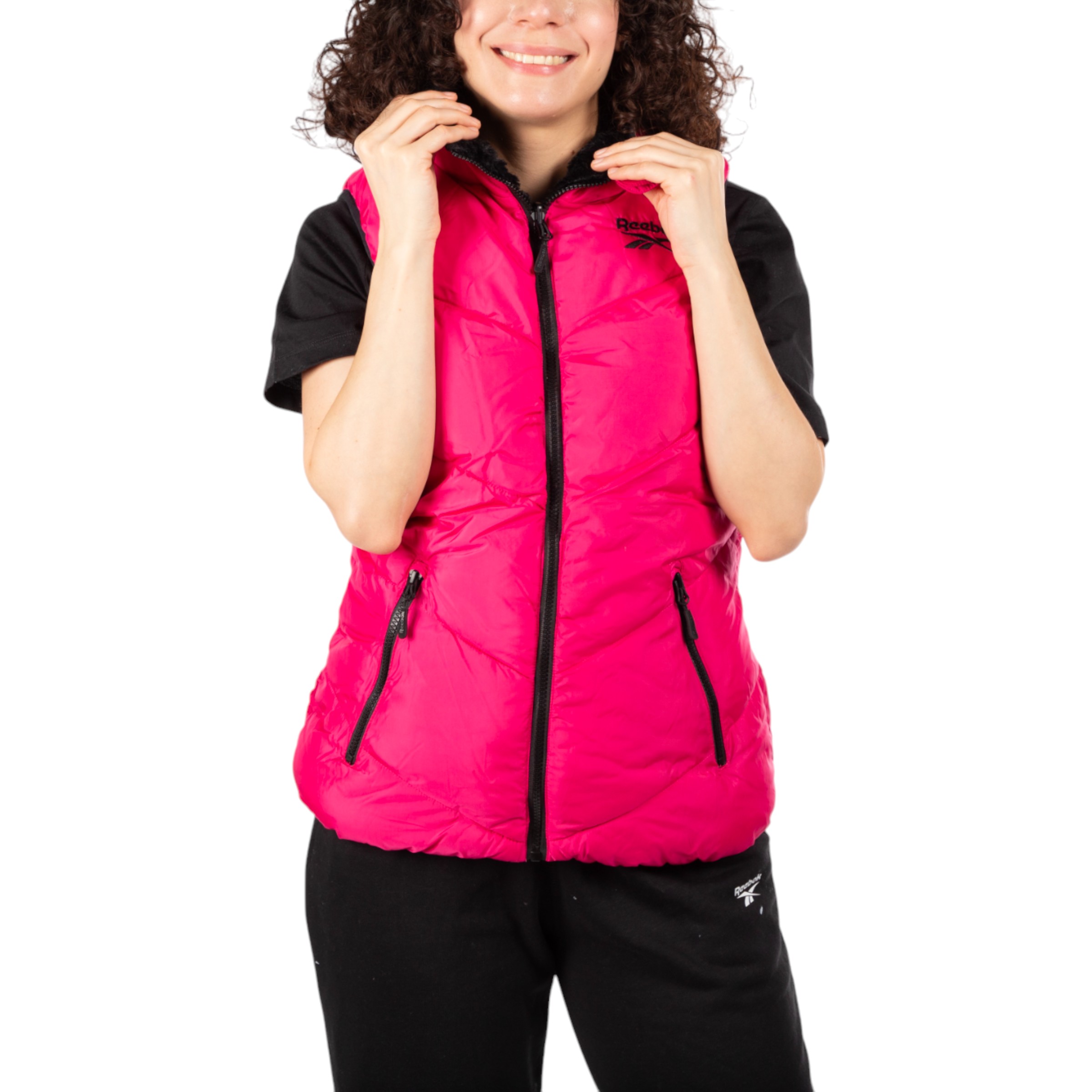Puffer hooded vest cheap
