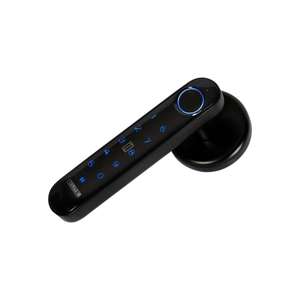 Cerradura inteligente ELITE para puertas de hasta 6cm de ancho. 4 métodos de apertura: huella, aplicación (bluetooth), contraseña y llave. SL3000