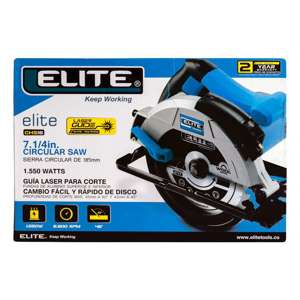 Sierra circular 1.550 W 5.800 RPM con guía láser Rf. CHS16 ELITE