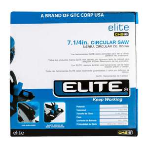 Sierra circular 1.550 W 5.800 RPM con guía láser Rf. CHS16 ELITE