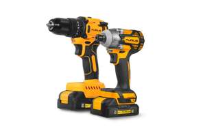 KIT TALADRO DE IMPACTO INALAMBRICO BRUSHLESS 21V + ATORNILLADOR DE IMPACTO INALAMBRICO BRUSHLESS 21V
