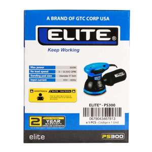Lijadora orbital 300 watts Elite profesional