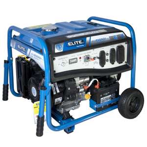 Generador Portatil a Gasolina, Potencia Maxima 9kW, 4 Tiempos, Capacidad del Tanque de 25L, Arranque Manual y Electrico.