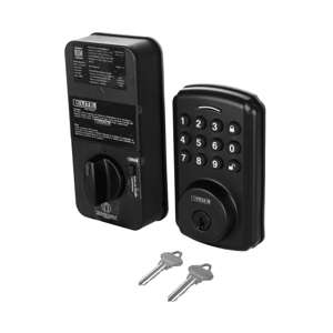 Cerradura inteligente ELITE para puertas de hasta 6cm de ancho. 3 métodos de apertura: aplicación (bluetooth), clave y llave. SL4000