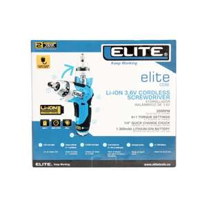 Destornillador inalámbrico 3.6v Batería ION ELITE