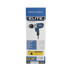 Pistola y llave de impacto eléctrica 1/2 pulg Elite