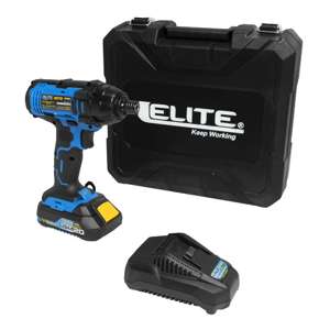 Atornillador eléctrico de impacto inalámbrico 20V Eje 1/4" 2.800 RPM ELITE