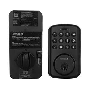 Cerradura inteligente ELITE para puertas de hasta 6cm de ancho. 3 métodos de apertura: aplicación (bluetooth), clave y llave. SL4000