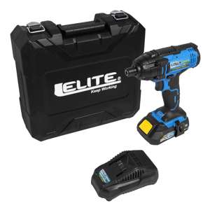 Atornillador eléctrico de impacto inalámbrico 20V Eje 1/4" 2.800 RPM ELITE