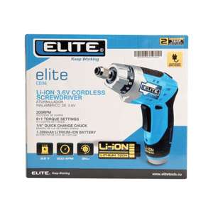 Destornillador inalámbrico 3.6v Batería ION ELITE