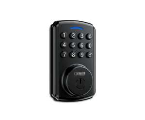 Cerradura inteligente ELITE para puertas de hasta 6cm de ancho. 3 métodos de apertura: aplicación (bluetooth), clave y llave. SL4000