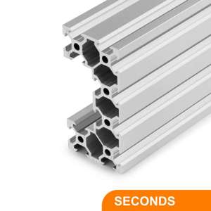Seconds - 40x80mm (C-Beam) 20 Series T/V-Slot Aluminium Extrusion Profile - 1000mm - Thumbnail