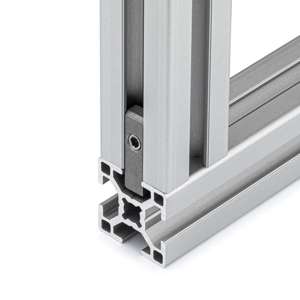 20 Series T/V-Slot Heavy Duty Inside Butt Inner Link Connector - In Use