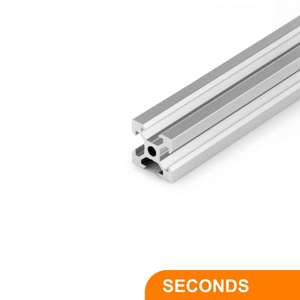 Seconds - 20x20mm 20 Series T/V-Slot Aluminium Extrusion Profile - 1000mm - Thumbnail