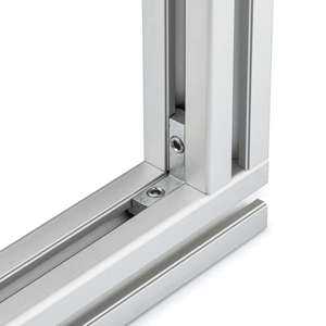 40 & 45 Series T-Slot Heavy Duty Outside Butt Inner Link Connector - In Use