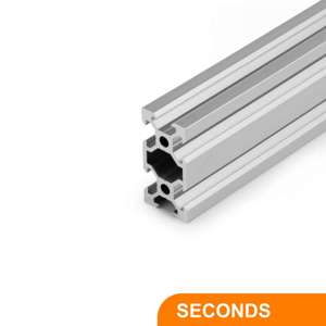 Seconds - 20x40mm 20 Series T/V-Slot Aluminium Extrusion Profile - 1000mm - Thumbnail