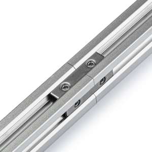 2 Hole 20 Series T/V-Slot Profile Inner Link Connector - In Use
