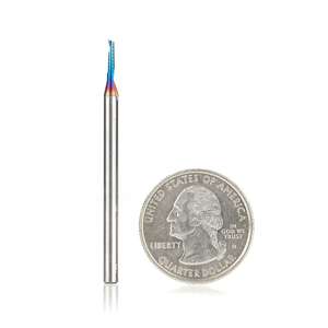 1/16" Up-Cut Amana Tool 51415-K Plastic Spiral End Router Bit (1/8" Shank) - Thumbnail