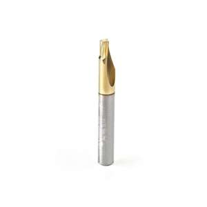 1/4" Amana Tool 51452 Soft Aluminium Spiral End Router Bit (1/4" Shank) - Thumbnail
