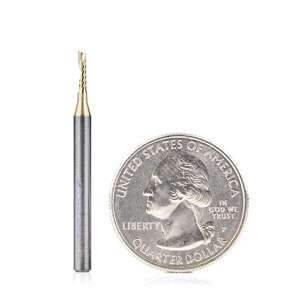 1/16" Up-Cut  Amana Tool 51470-Z Aluminium Spiral End Router Bit (1/8" Shank) - Thumbnail