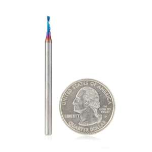 1/16" Down-Cut Amana Tool 51515-K Plastic Spiral End Router Bit (1/8" Shank) - Thumbnail