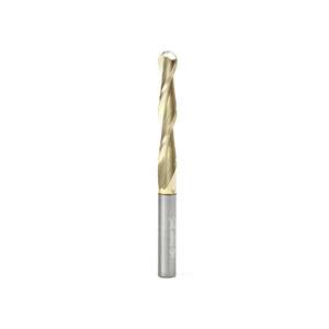 0.10° Amana Tool 46294 Aluminium Tapered Ball End Router Bit (1/4" Shank) - Thumbnail