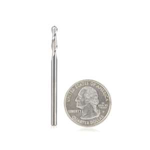 1/8" Uncoated Amana Tool 46375 Wood Ball End Router Bit (1/8" Shank) - Thumbnail