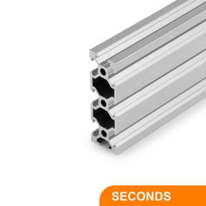 Seconds - 20x60mm 20 Series T/V-Slot Aluminium Extrusion Profile - 1000mm - Thumbnail