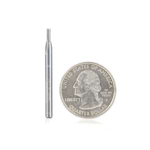 1/16" 2 Flute Amana Tool 46480 Wood High Production Square End Router Bit (1/8" Shank) - Thumbnail
