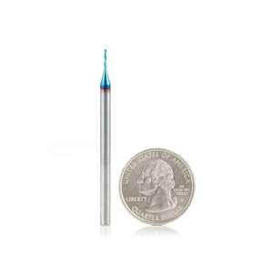 1/32" x 1/8" 2 Flute Down-Cut Amana Tool 46229-K Wood Square End Router Bit (1/8" Shank) - Thumbnail
