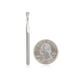 1/8" Up-Cut Uncoated Amana Tool 46240 Hardwood Square End Router Bit (1/8" Shank) - Thumbnail