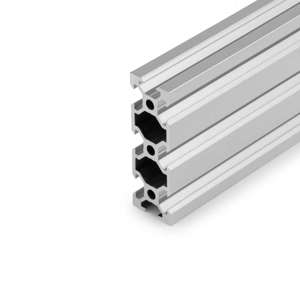 20x60mm 20 Series T/V-Slot Aluminium Extrusion Profile - Cut To Size - Thumbnail