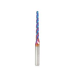 1° Amana Tool 46284-K Wood/Plastic Tapered Ball End Router Bit (1/4" Shank) - Thumbnail