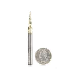 6.2° Amana Tool 46280 Aluminium Tapered Ball End Router Bit (1/4" Shank) - Thumbnail