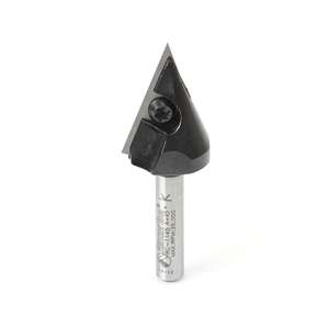 45° Amana Tool RC-1145 Decorative Insert V-Groove Router Bit (1/4" Shank) - Thumbnail