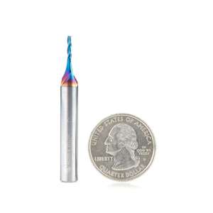 1/16" Amana Tool 46290-K Wood/Plastic Tapered Square End Router Bit (1/4" Shank) - Thumbnail