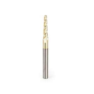 3.6° Amana Tool 46286 Aluminium Tapered Ball End Router Bit (1/4" Shank) - Thumbnail