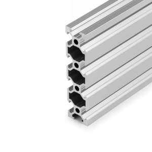 20x80mm 20 Series T/V-Slot Aluminium Extrusion Profile - Cut To Size - Thumbnail
