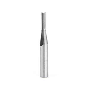 1/8" 2 Flute Amana Tool 43600 Soft Plastic Square End Router Bit (1/4" Shank) - Thumbnail