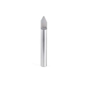 60° x 1.016mm Amana Tool 45766 Decorative Flat Tipped Engraving Router Bit (1/4" Shank) - Thumbnail