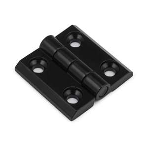 Black 45/45 Series Aluminium Hinge - Thumbnail